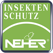 Neher Insektenschutz, für Fenster, Dachfenster, Türen, Lichtschächte und Sonderformen. 